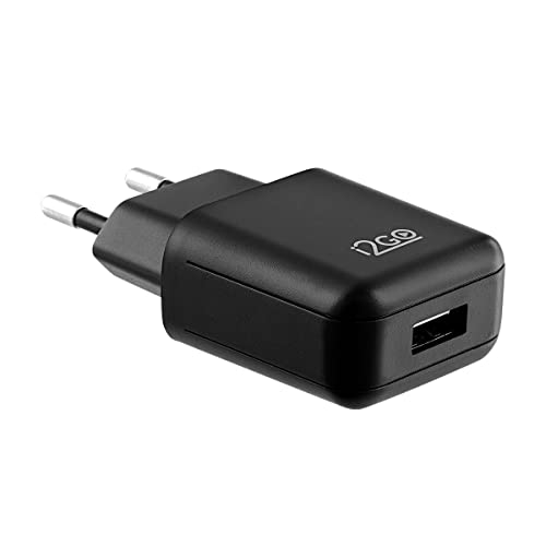 Kit Carregador De Parede USB 1A + Cabo USB-C 1,2m 2,4A I2GO Preto - I2GO Basic