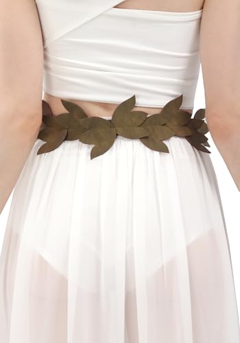 KUOIN Renaissance Belt Medieval Fairy Fantasy Sash, Faux Leather Cottagecore Costume Accessories3