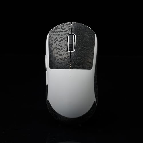 Image of Anti-Slip Grip Tape for Logitech G Pro X Superlight 1 & 2 X2 SUPERSTRIKE | Pre-Cut Leather Mouse Skins | Sweat-Absorbent & Easy Installation CS Letter Black 0.3mm
