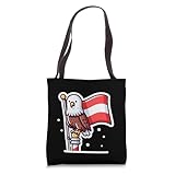 Cute Eagle Austrian Banner Fan Austria Flag Tote Bag