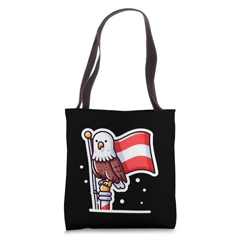 Cute Eagle Austrian Banner Fan Austria Flag Tote Bag