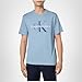 Calvin Klein Men's Monogram Logo Crewneck T-Shirt Faded Denim