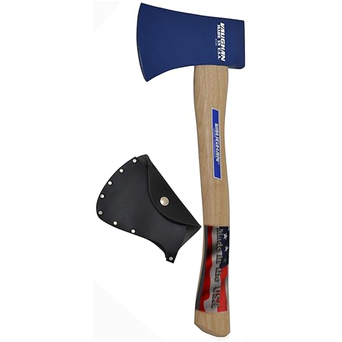 VAUGHAN Hand Camp Axe VN33224 with Sheath, Hickory Handle