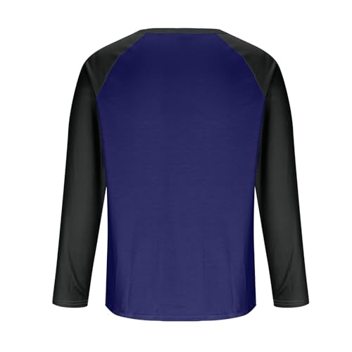 Mens Henley Shirts 2025 Fall Raglan 3/4 Sleeve Jersey Baseball T-Shirt Slim Fit Casual Cotton Sport Athletic Tee Tops4