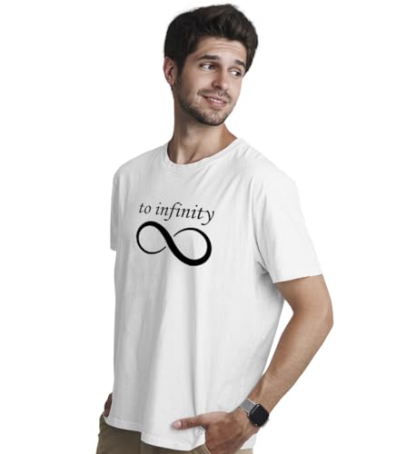 Image of INDISSH Couple Love Printed Matching 100% Cotton Tshirt for Men and Women - CPN-Infinity