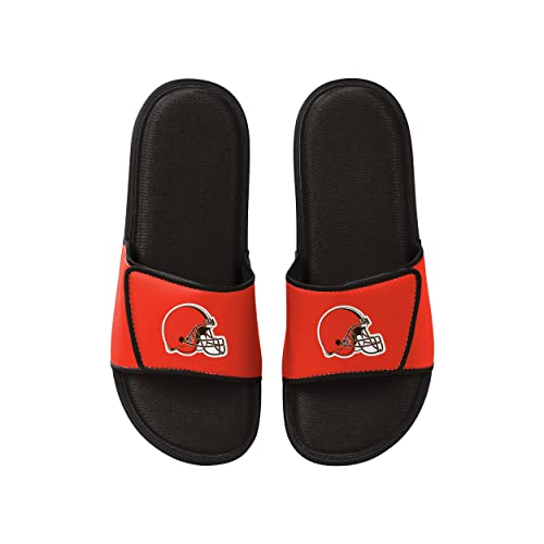 Image of FOCO mens NFL Team Logo Sport Shower Foam Slide Flip Flop Sandals