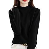 [DMFU] セーター レディース ニット ハイネック リブ タートルネック シンプル 長袖 着痩せ 柔らかい ゆったり トップス おしゃれ 可愛い カジュアル 暖かい 通勤 お出掛け 秋 冬