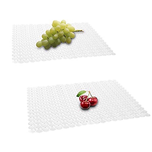 Goldmeet 30×40 cm Tapis de protection d'évier pour évier en céramique/acier inoxydable, tapis d'évier découpable avec design à drainage rapide, tapis...