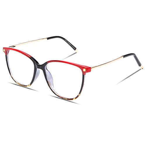 Image of DUCO Blue Light Blocking Glasses Reduce Eye Strain and Fatigue Gaming Blue Blockers Computer Reading Glasses DC5209