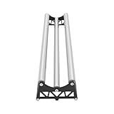 Teerpappenabroller aus Edelstahl,Tapetenabroller mit 3 Rollen,100x22x12.7cm,Abroller,Medien Rollenhalter für Textilien und Elektrofolien,Papierschneider-Rack für Werbung und Industrie einsetzbar