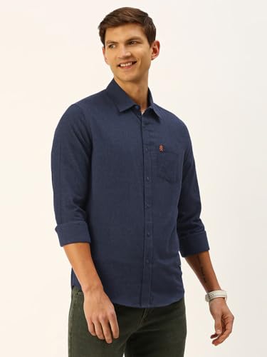 Image of Thomas Scott Men Classic Slim Fit Cotton Casual Full Sleeves Shirt