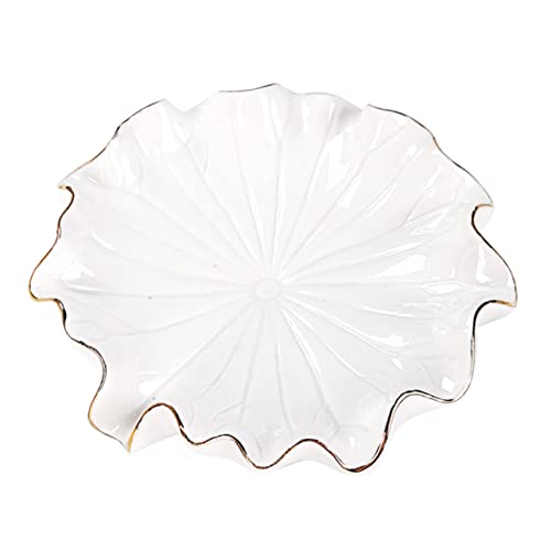 El mejor review de Bañera plato ducha - los mas comprados. 37 FELTECHELECTR Jabonera De Hoja De Loto De Cerámica Bandeja De Paleta De Maquillaje Bandeja De Bañera Plato para Ducha Plato para Mojar Salsa Jaboneras para Jabón En Barra Ser...
