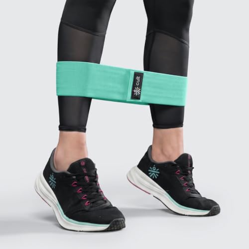 Image of Cult Hip Resistance Band, Anti-Slip Cotton Exercise Band, Medium Resistance (25-35 lbs) for Glute Activation, Strength Training, Home Gym & Fitness