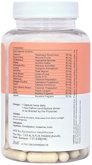 AVW Body Grow Capsules 500mg, 60 Capsules | New & Improved Formula | Ayurvedic Weight Gainer for Digestion & Muscle Mass | 100% Natural for Men & Women | Increases Strength & Appetite Naturally