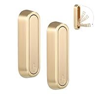 Dntorx Folding Coat Hooks, 2 Pcs Foldable Gold Wall Hooks Heavy Duty Foldable Hook Bathroom Towel Hooks Robe Hooks Wall Mounted for Hanging Coat Towels Clothes Hat Bags Keys