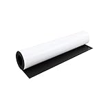Magflex® Gloss White Flexible Magnetblech zum Erstellen von Magnetbildern, Kunstwerken, Schildern Oder Displays - 620mm Breit - 1M Länge
