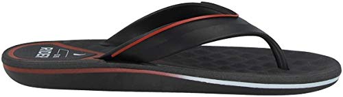 Rider R Line Plus AD, Chanclas Hombre, Color: Negro y Rojo, 39/40 EU