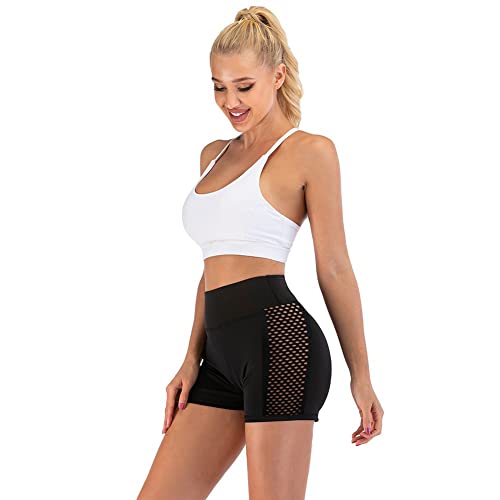 VEEJION Biker Shorts for Women, High Waist Workout Gym Athletic 4 Inches Shorts - Image 2