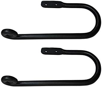 Adonai Hardware Ed Antique Iron Toilet Paper Holder (Supplied as 2 Pieces per Pack) - Black Powder Coated