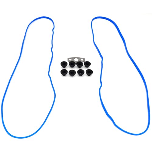 Tapaderas de válvulas Compatible Con Chevrolet Para Camaro 6.2l 2010-2012 Para Corvette 5.7l 1999-2000 Junta Tapa Válvulas Motor Repuesto OEM: 12596192 12612045