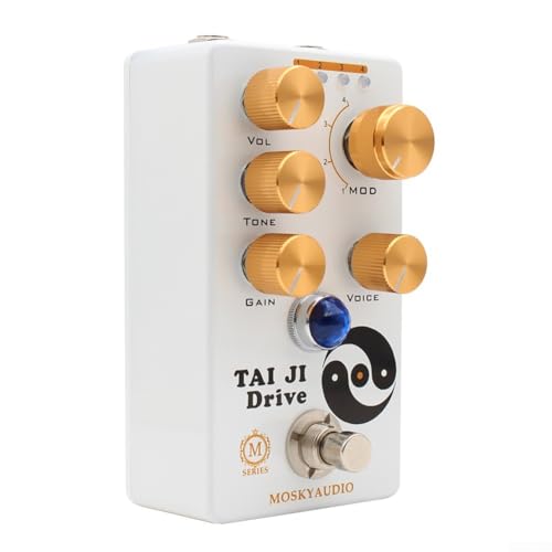 Explora tonos únicos con el pedal de efectos de guitarra TAI JI Overdrive con 4 opciones de modo