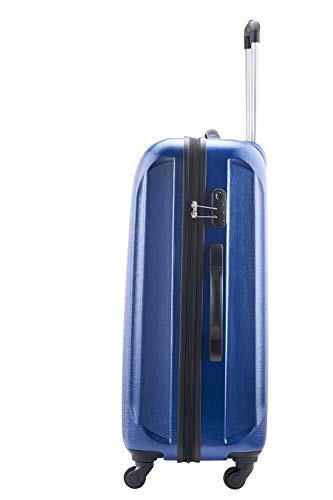 Image of Safari Thorium Stubble Combo Set of 3 Blue Small, Medium & Large Check-in 4 Wheel Hard Suitcase