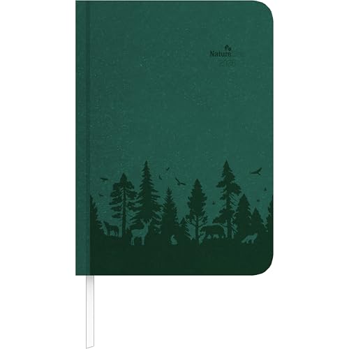 Alpha Edition - Wochen-Minitimer Nature Line Forest 2026 Taschenkalender A6 (11×15 cm) mit Notizbereich & Monatsübersicht umweltfreundlicher Terminplaner für Beruf Schule & Alltag