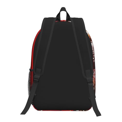 Sac à dos d'école léger EdWal noir mixte avec poche zippée - 3