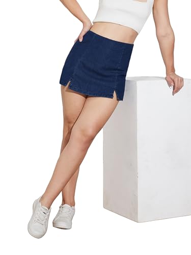 Image of Dolce Crudo Women's Regular High Rise Stretchable Denim Shorts