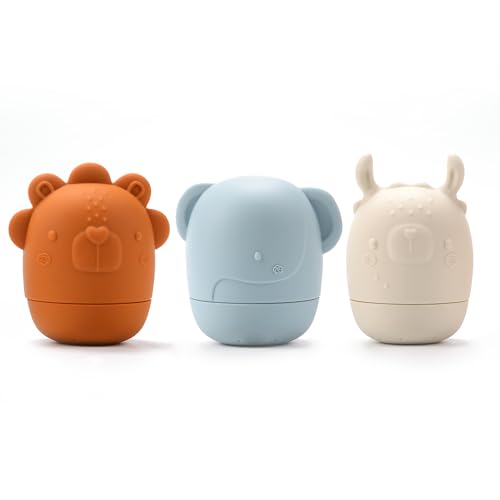 Image of Loulou Lollipop Silicone Squirt and Play Mold-Free Bath Toys - Multi-Colored