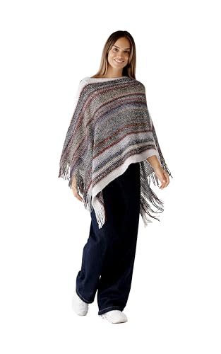 Image of Women's Shawl Wrap Poncho Ruana Cape Cardigan Sweater Open Front for Fall Winter Spring