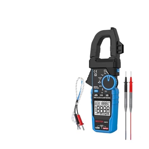 CM87C デジタルクランプメーター AC DC 電流 デジタルマルチメーター 600A 電流測定クランプ 電気技師用ツール K型プローブ付き(CM87B)