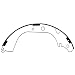 Wagner ThermoQuiet PAB589 Brake Shoe Set, Rear