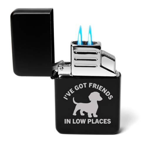Encendedor antorcha dual color negro ROLYAD
