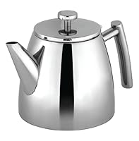 Avanti Modena Stainless Steel Double Wall Tea Pot, 1.2 Litre Capacity