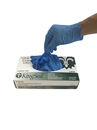 Buy 1 get 1 KingSeal X-Large Medical Grade Nitrile Examination Gloves, Powder-Free, Blue, 3 mil Thickness - 10 Boxes of 100 Gloves By Weight (1000 Count) Flash Deals - 80% OFF KingSeal X-Large Medical Grade Nitrile Examination Gloves, Powder-Free, Blue, 3 mil Thickness - 10 Boxes of 100 Gloves By Weight (1000 Count)