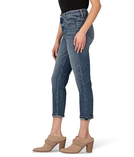 KUT from the Kloth Women's Elizabeth Slouchy Boyfriend Hiddden Btn2