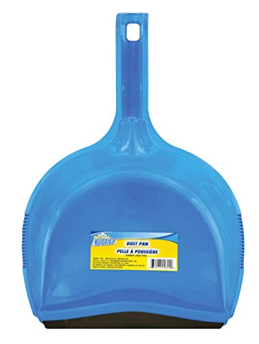 Large Heavy Duty 9 inch Dustpan for Home, Kitchen, Office, Bath Blue Plastic Dust Pan