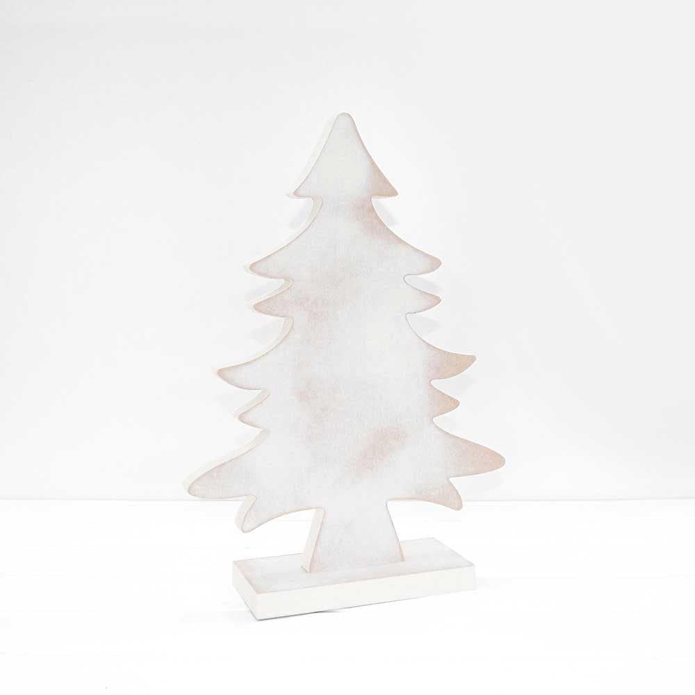 Decoración de madera de apoyo Árbol de Navidad – Decoración navideña árbol para decoración de Navidad, decoración y regalo de Navidad, Shabby