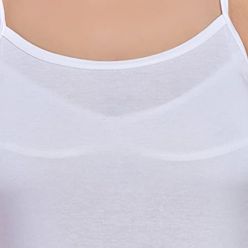 Image of Women's Regular Fit Cotton Camisole Slip Spaghetti Combo Pack of 1