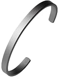[TAVARAT] [タバラット] バングル メンズ ブレスレット Lサイズ アクセサリー 真鍮 日本製 (ブラックホーニング)
