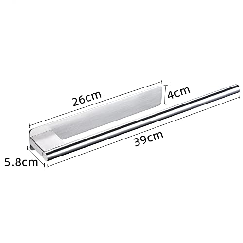 KROCEO Portasciugamani senza foratura, in acciaio