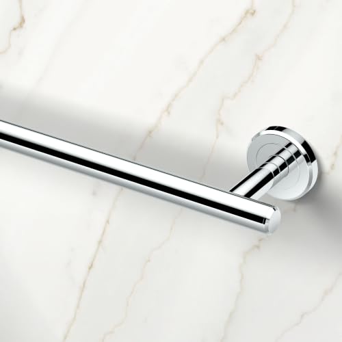 Image of Gatco 4240A Latitude II 30-Inch Towel Bar, Wall Mounted Bathroom Towel Holder, Chrome, 32.63 inch Total Length