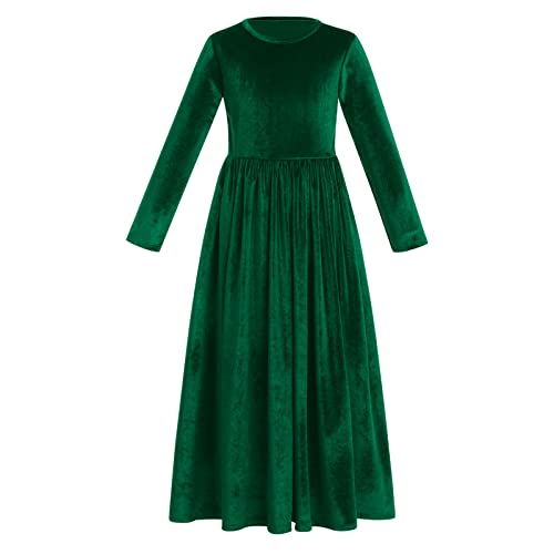 OBEEII Bambino Ragazza Gonna Lunga di Velluto