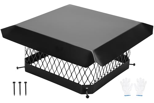 GoCampDirect Galvanized Steel Chimney Cap - 13x13 Inch...