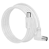 Compatibilité universelle pour tous les types de réception TV : ce câble d'antenne TV de haute qualité est compatible avec les normes de signal les plus courantes, y compris DVB-T2 pour la télévision par antenne, DVB-C pour la télévision par câble et DVB-S2 pour la réception par satellite. Il fournit une connexion fiable entre votre antenne ou votre antenne parabolique et le récepteur ou la télévision pour une télévision stable de haute qualité.