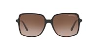 Michael Kors MK2098U Isle Of Palms Universal Fit Sunglasses, Dark Tortoise/Smoke Gradient, 56 mm