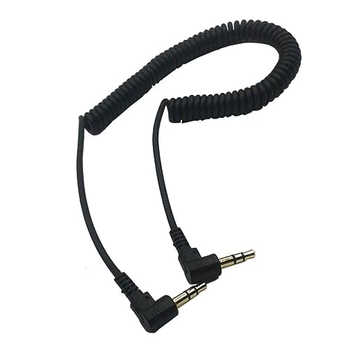 Cable de audio estéreo Gadpiparty con conectores resistentes y diseño enrollado estable 2