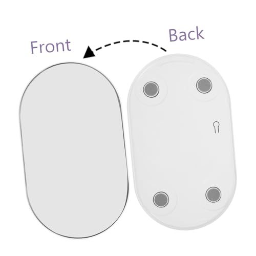Balance électronique rechargeable pour corps miroir ovale