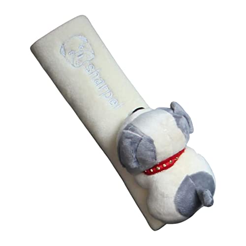 Fowybe Funda para cinturón de Seguridad de Coche para Adultos y niños, Fundas de Correa de Asiento de Coche de Dibujos Animados, cojín Suave y cómodo para cinturón de Seguridad de Coche, Fundas